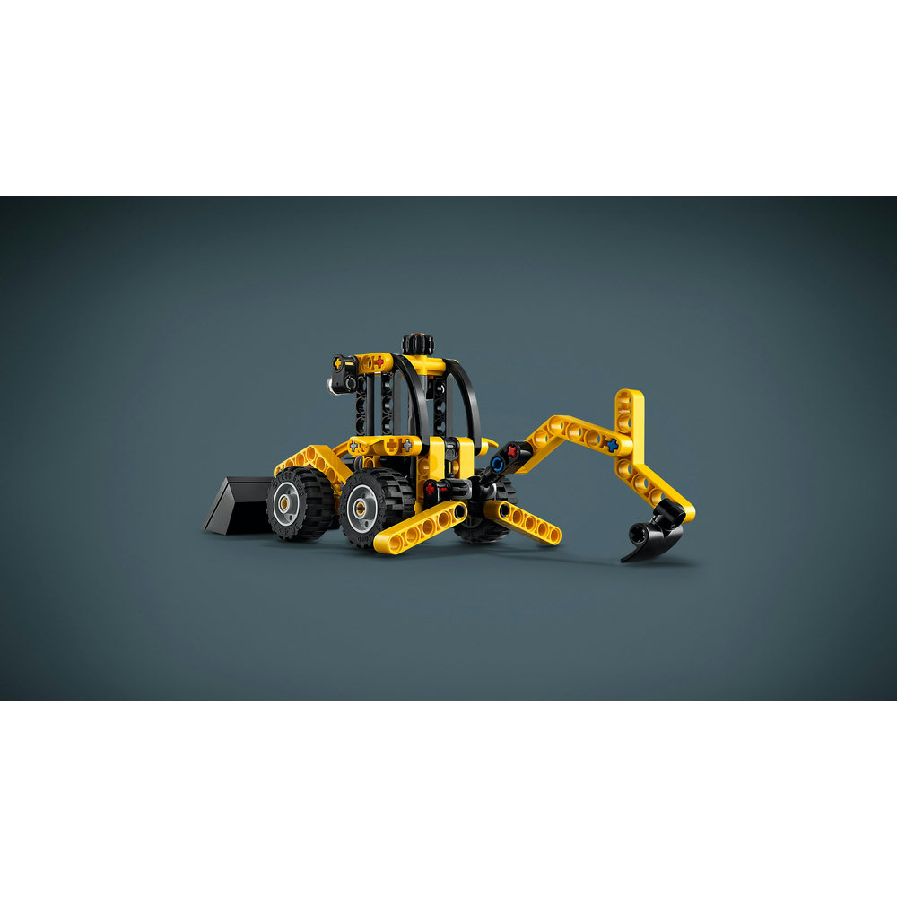 LEGO Technic Backhoe Loader Construction Toy Vehicle Set 42197 - Image 4