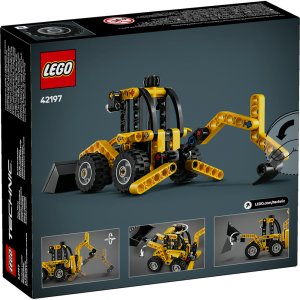 LEGO Technic Backhoe Loader Construction Toy Vehicle Set 42197 - Image 9