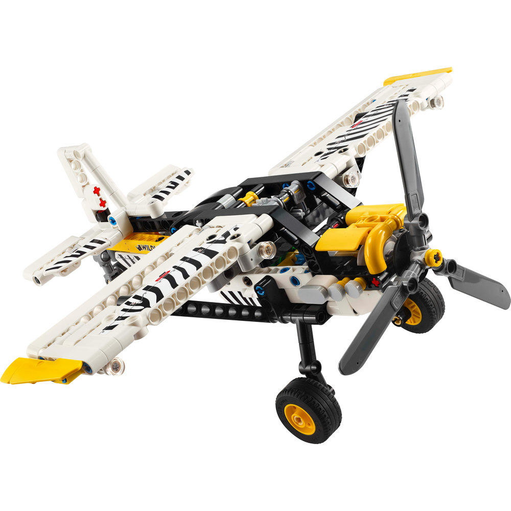 LEGO Technic Bush Plane Aircraft Toy Vehicle Gift Set for Kids 42198 - Image 2