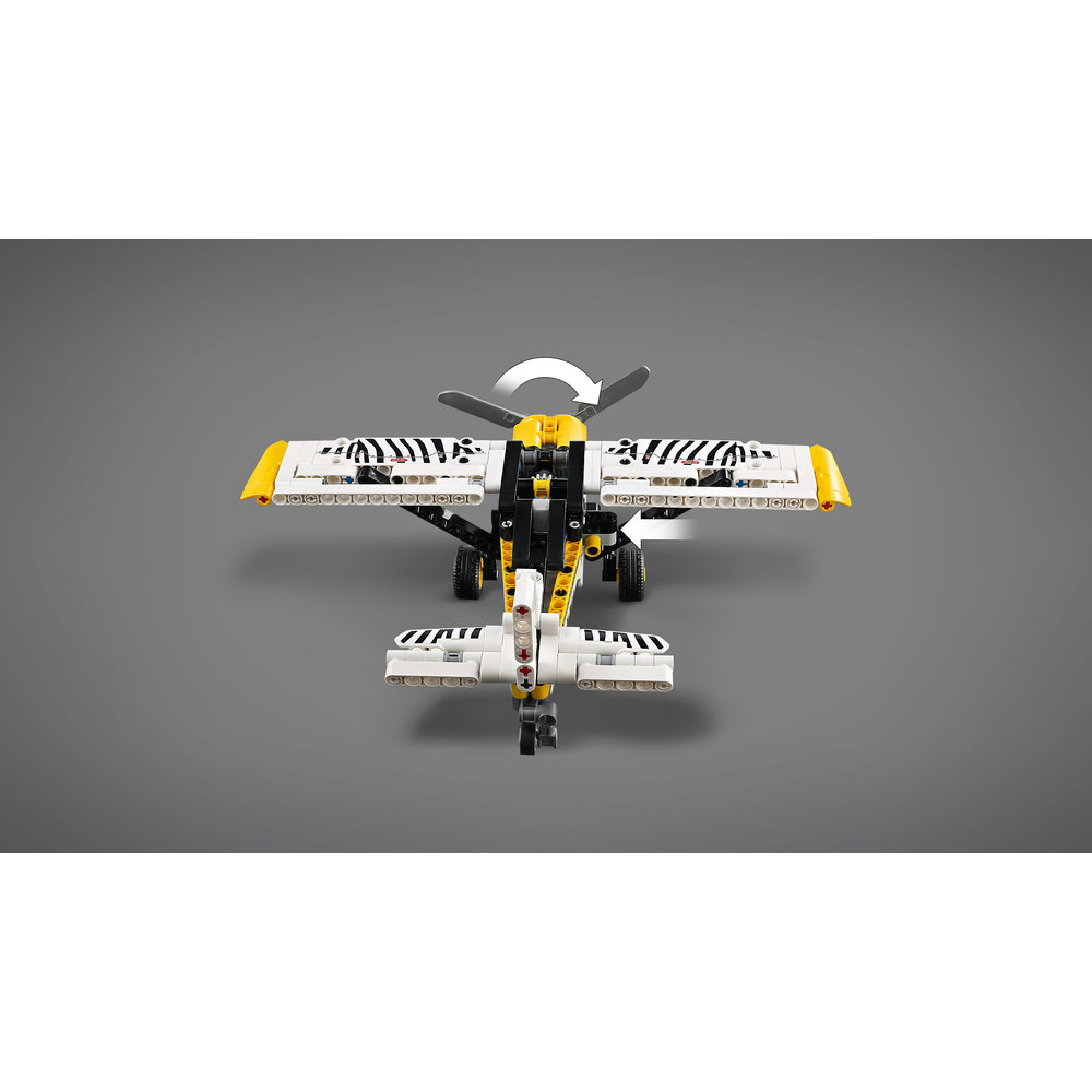 LEGO Technic Bush Plane Aircraft Toy Vehicle Gift Set for Kids 42198 - Image 5