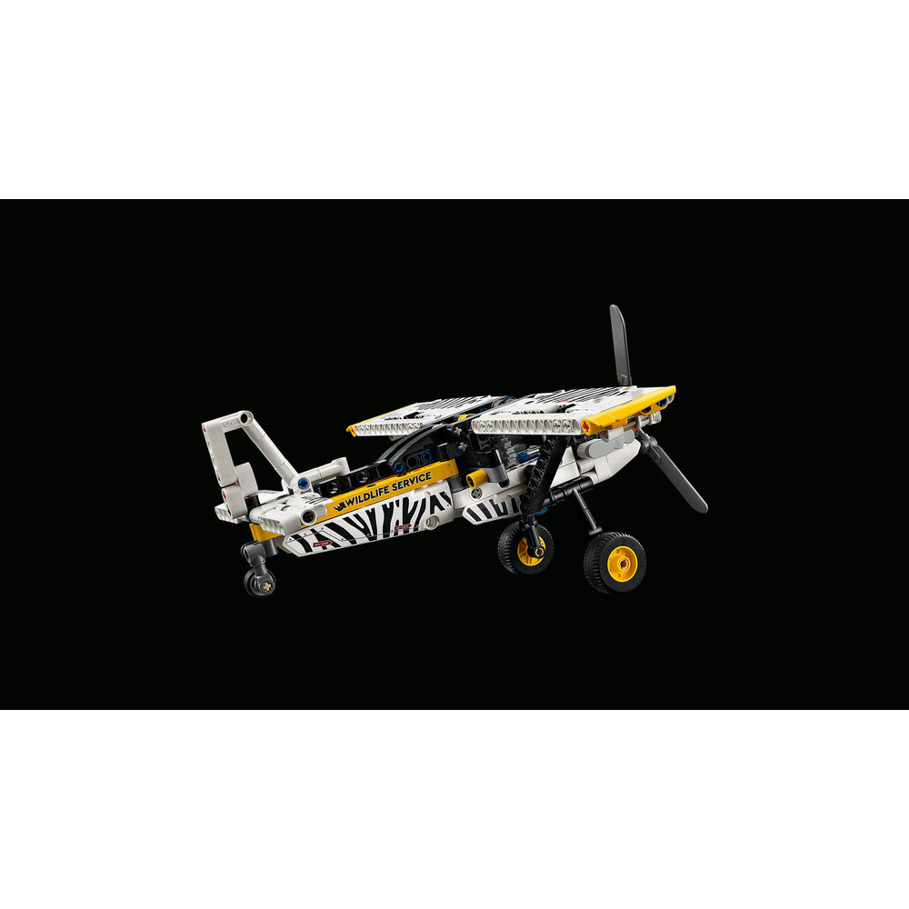 LEGO Technic Bush Plane Aircraft Toy Vehicle Gift Set for Kids 42198 - Image 6