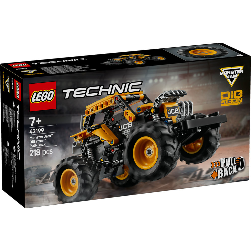 LEGO Technic Monster Jam DIGatron Pull-Back Truck Toy 42199 - Image 8