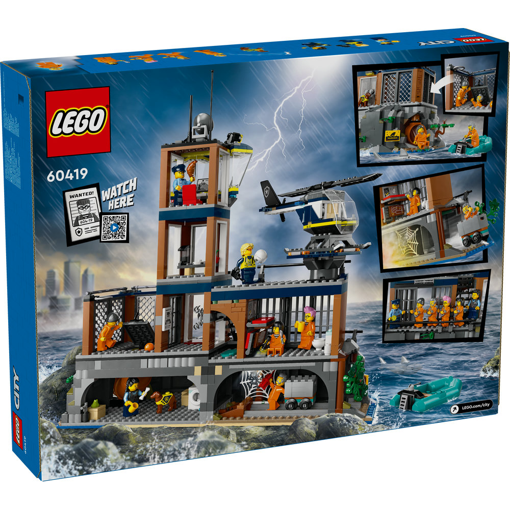 LEGO City Police Prison Island Building Toy 60419 - Image 9