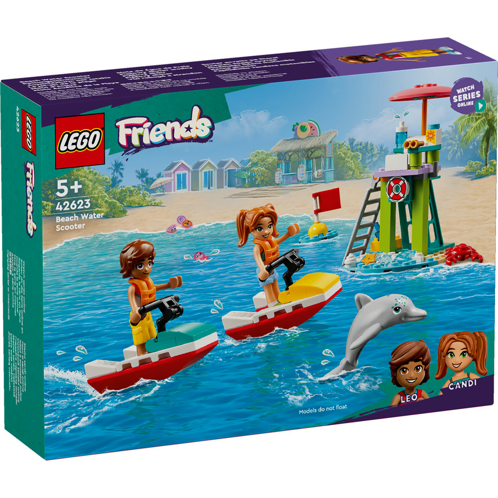 LEGO Friends Beach Water Scooter Lifeguard Toy 42623 - Image 1