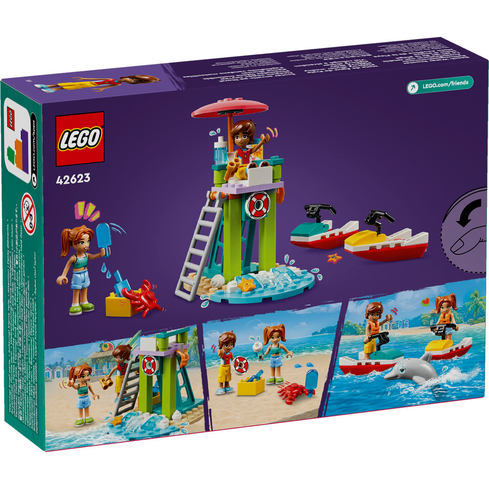 LEGO Friends Beach Water Scooter Lifeguard Toy 42623 - Image 8