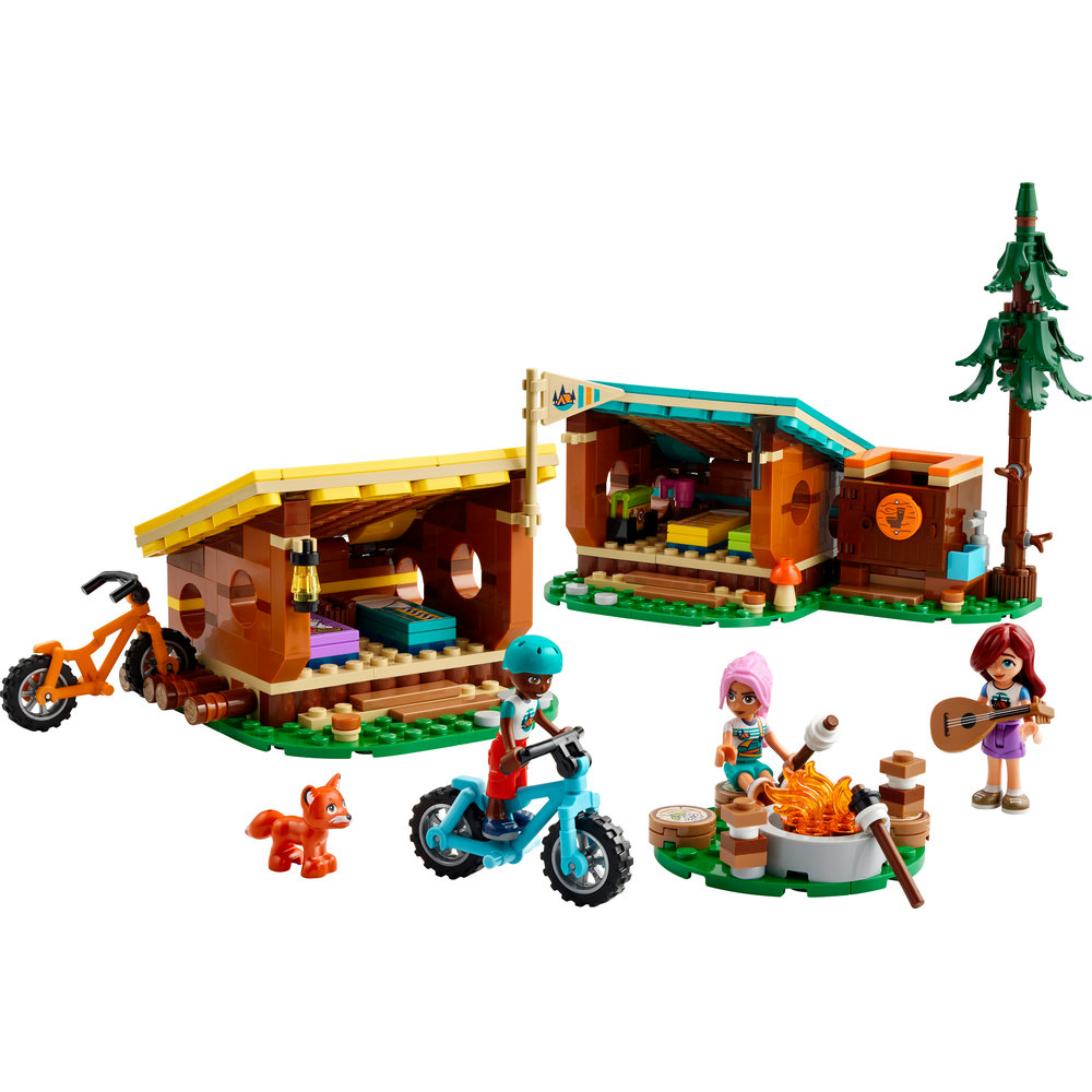 LEGO Friends Adventure Camp Cosy Cabins Camping Toy 42624 - Image 2