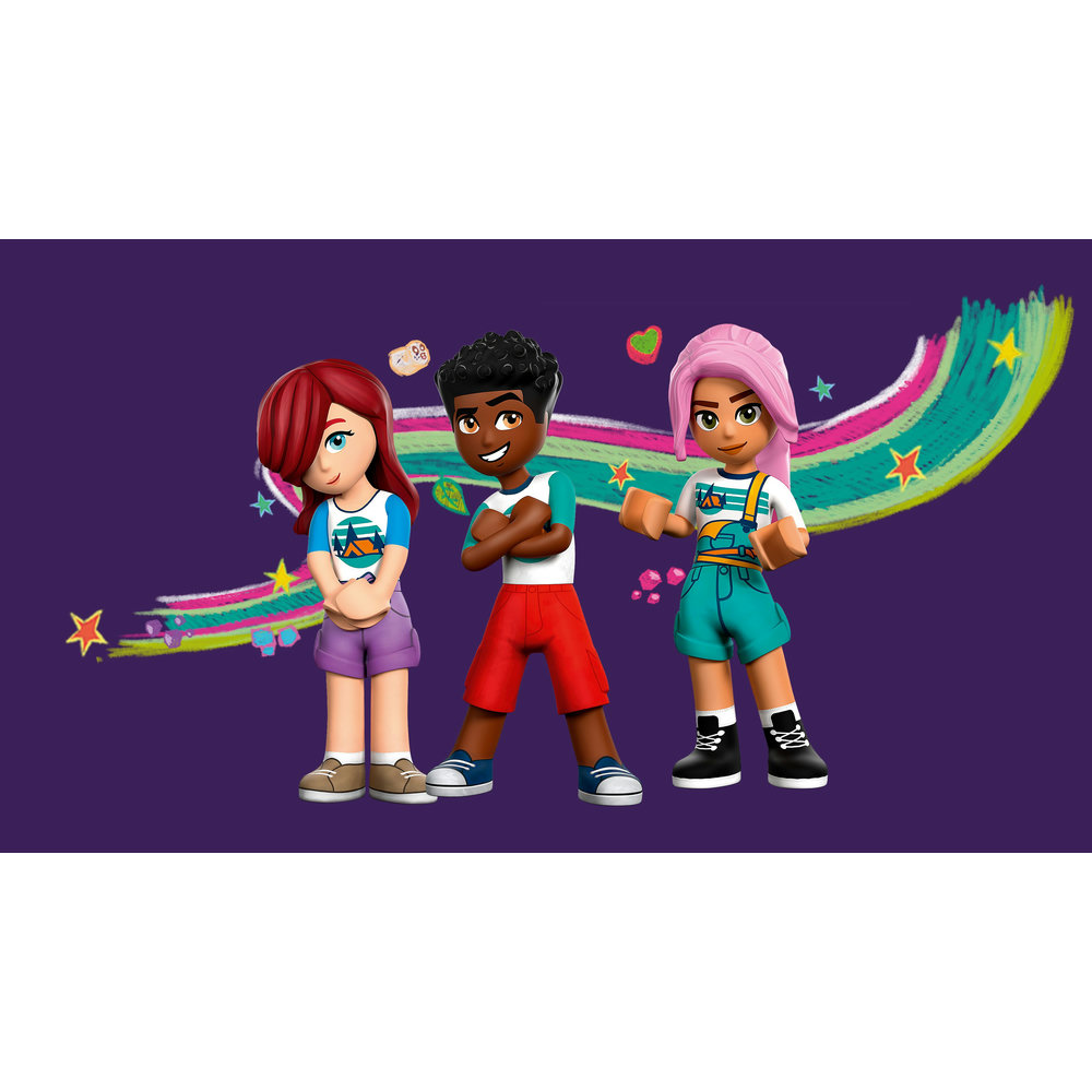 LEGO Friends Adventure Camp Cosy Cabins Camping Toy 42624 - Image 4