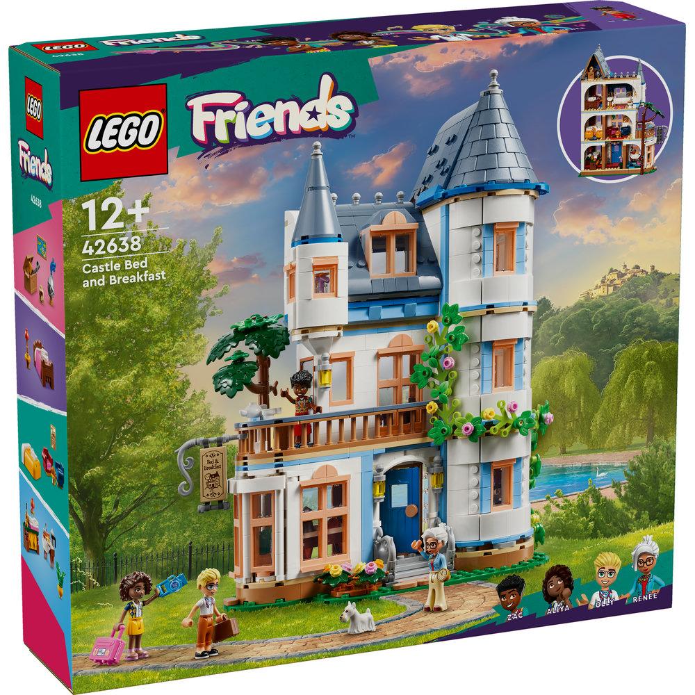 LEGO Friends Castle Bed and Breakfast Hotel Playset 42638 - Image 1