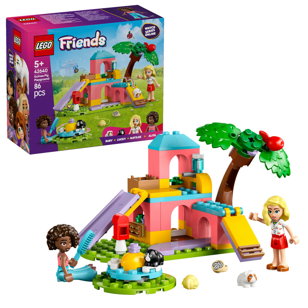 LEGO Friends Guinea Pig Playground Pretend-Play Building Kit 42640 - Image 1