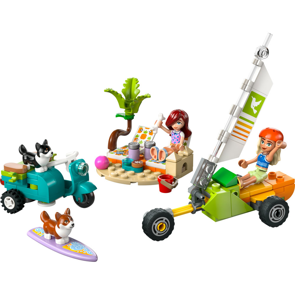 LEGO Friends Surfing Dogs and Scooter Adventure Building Toy 42641 - Image 2