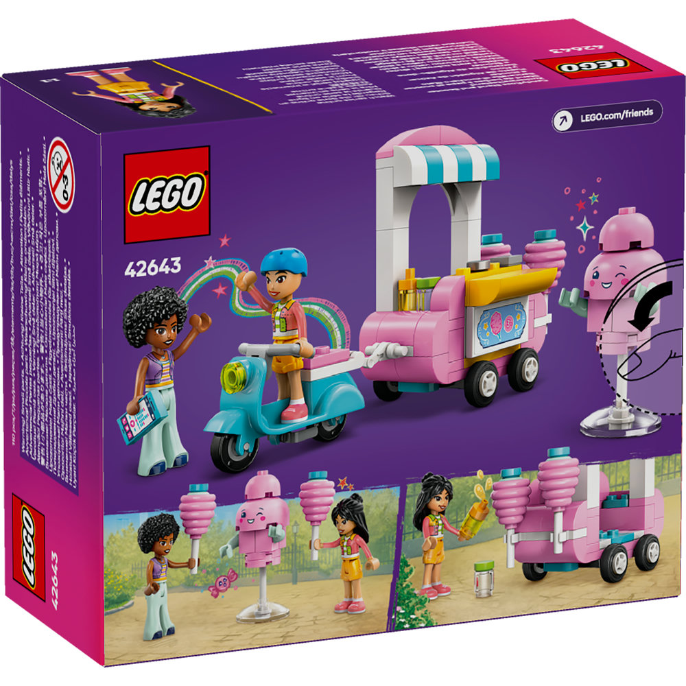 LEGO Friends Candyfloss Stand and Scooter Toy Pretend-Play Set 42643 - Image 9