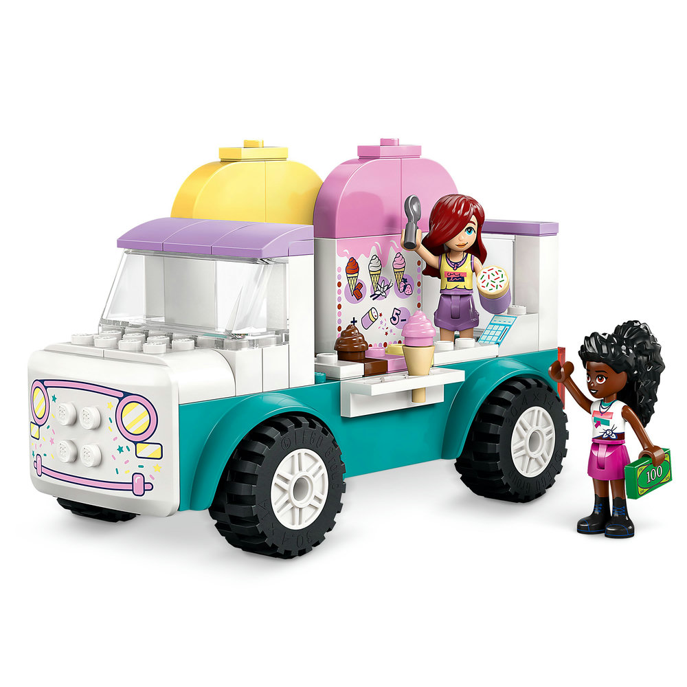 LEGO Friends Heartlake City Ice Cream Van Pretend-Play Building Kit 42644 - Image 10