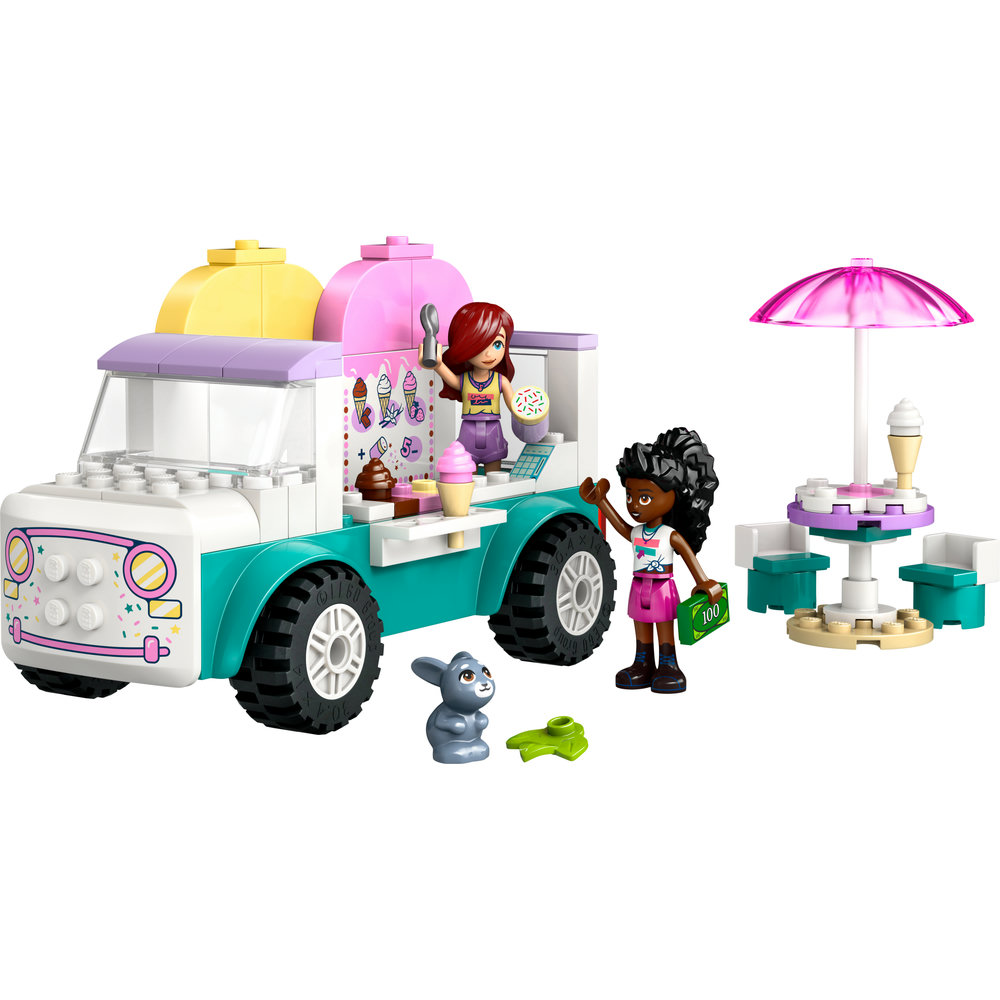 LEGO Friends Heartlake City Ice Cream Van Pretend-Play Building Kit 42644 - Image 2