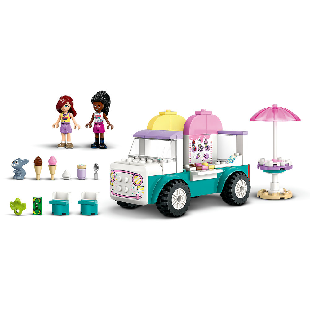 LEGO Friends Heartlake City Ice Cream Van Pretend-Play Building Kit 42644 - Image 6