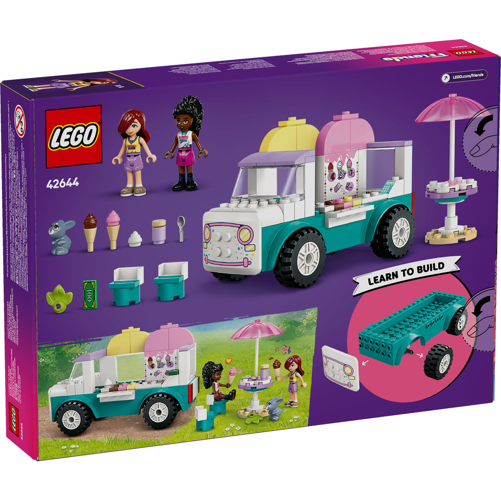 LEGO Friends Heartlake City Ice Cream Van Pretend-Play Building Kit 42644 - Image 9