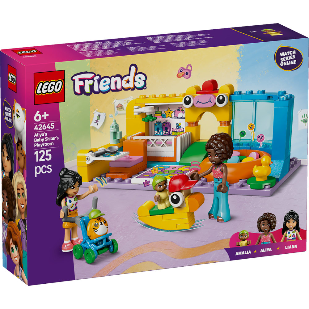 LEGO Friends Aliya’s Baby Sister’s Playroom Pretend-Play Building Kit 42645 - Image 7