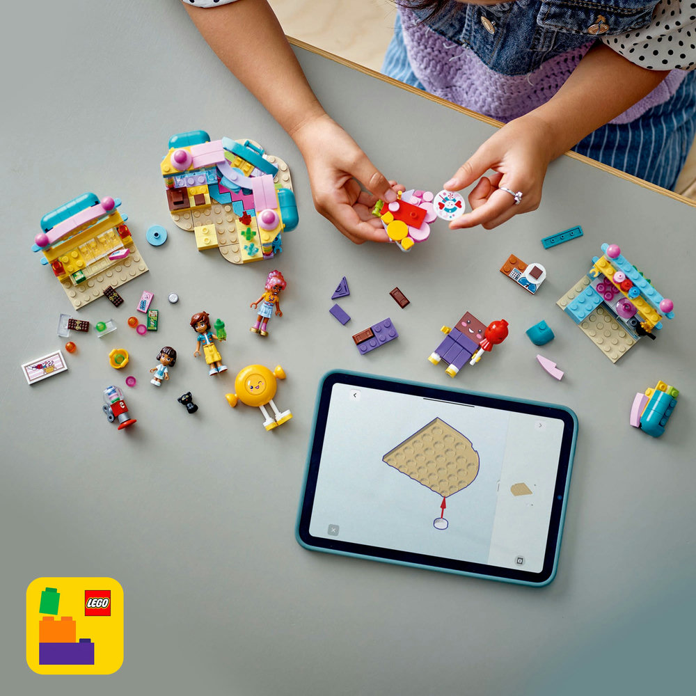 LEGO Friends Heartlake City Sweet Shop Pretend-Play Set, Role-Play Toy 42649 - Image 11