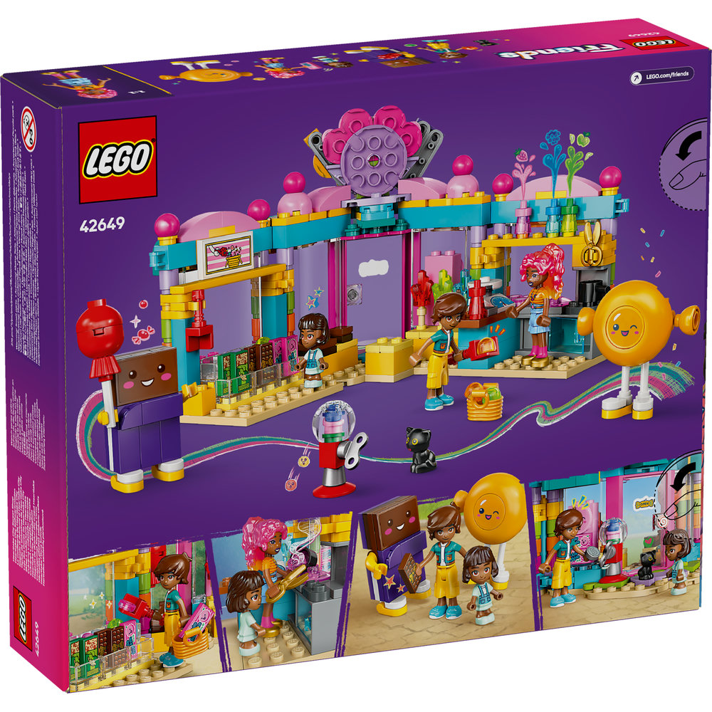 LEGO Friends Heartlake City Sweet Shop Pretend-Play Set, Role-Play Toy 42649 - Image 9
