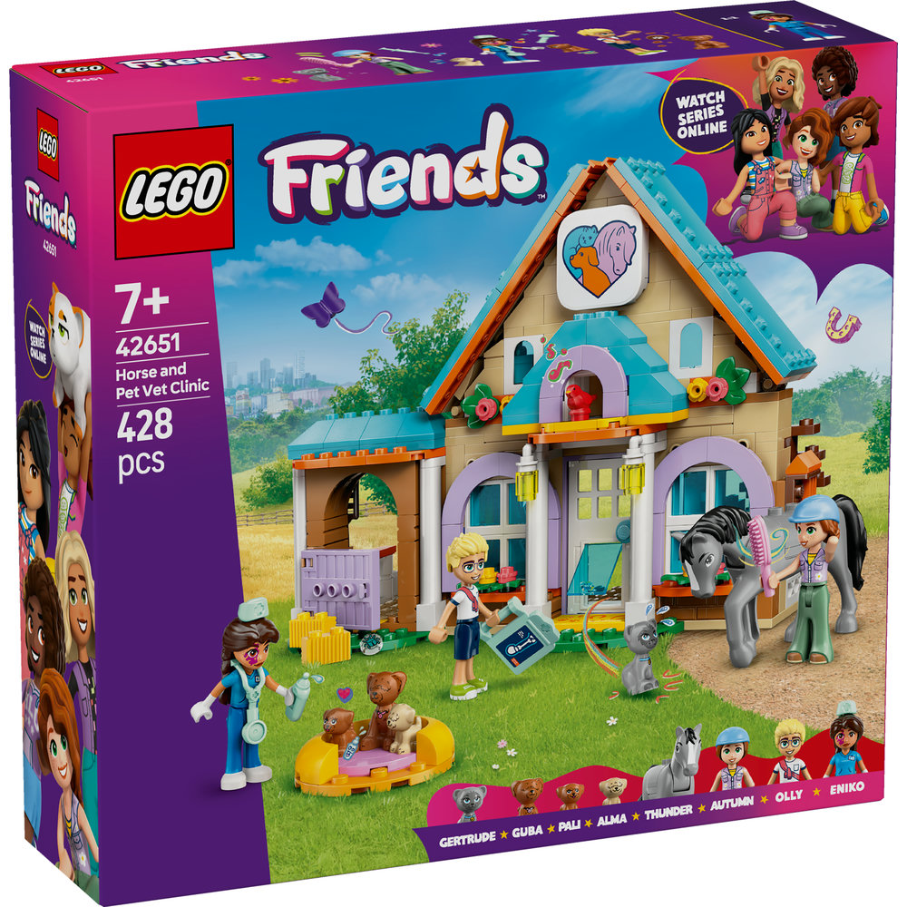 LEGO Friends Horse and Pet Vet Clinic Pretend-Play Toy 42651 - Image 8