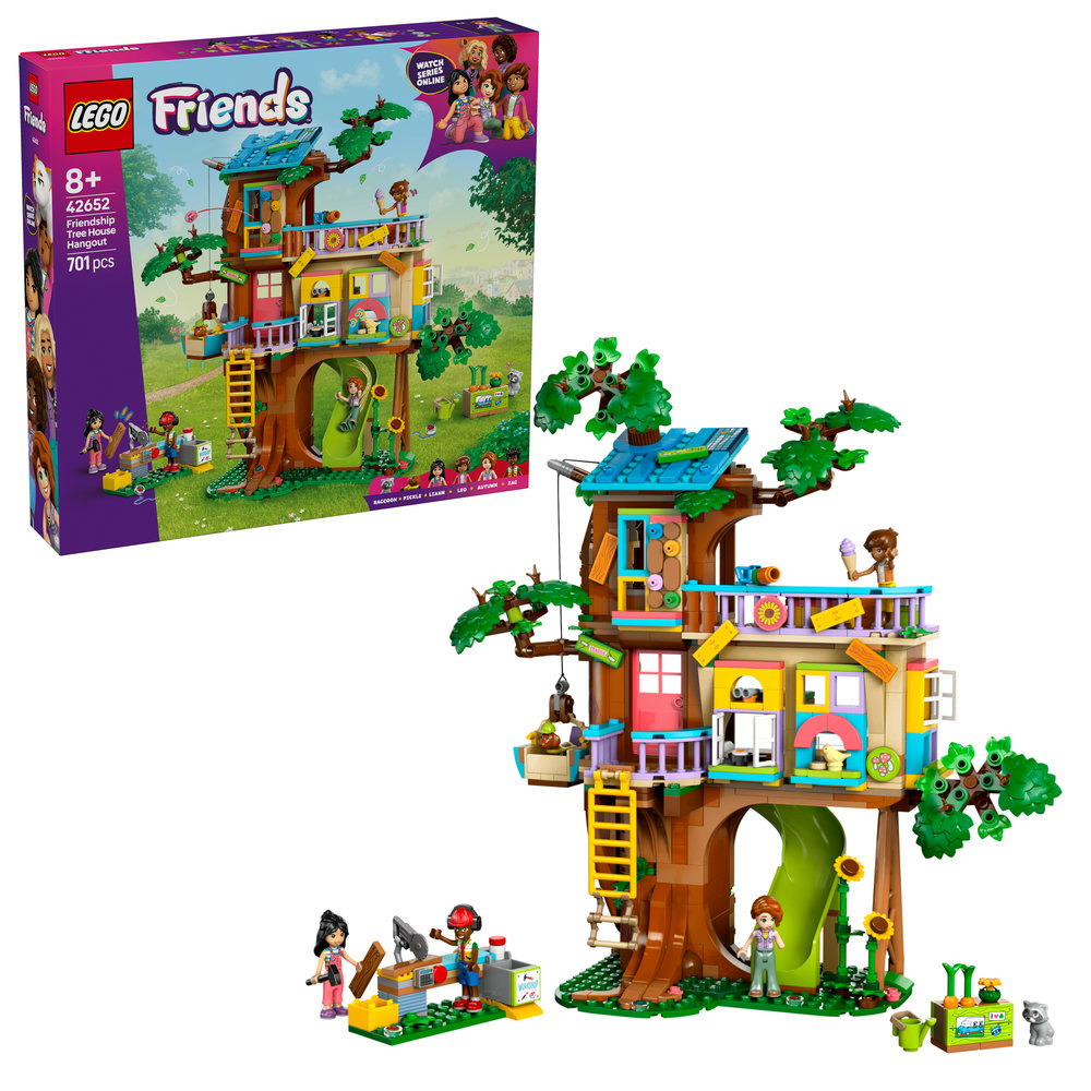 LEGO Friends Friendship Tree House Hangout Building Kit for Pretend Play 42652 - Image 1