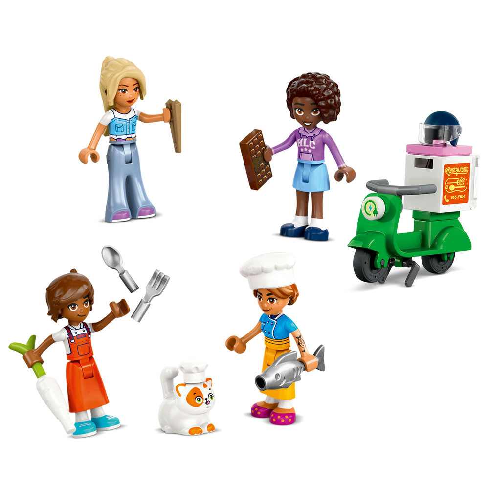 LEGO Friends Restaurant and Cooking School Pretend-Play Role-Play Toy 42655 - Image 11