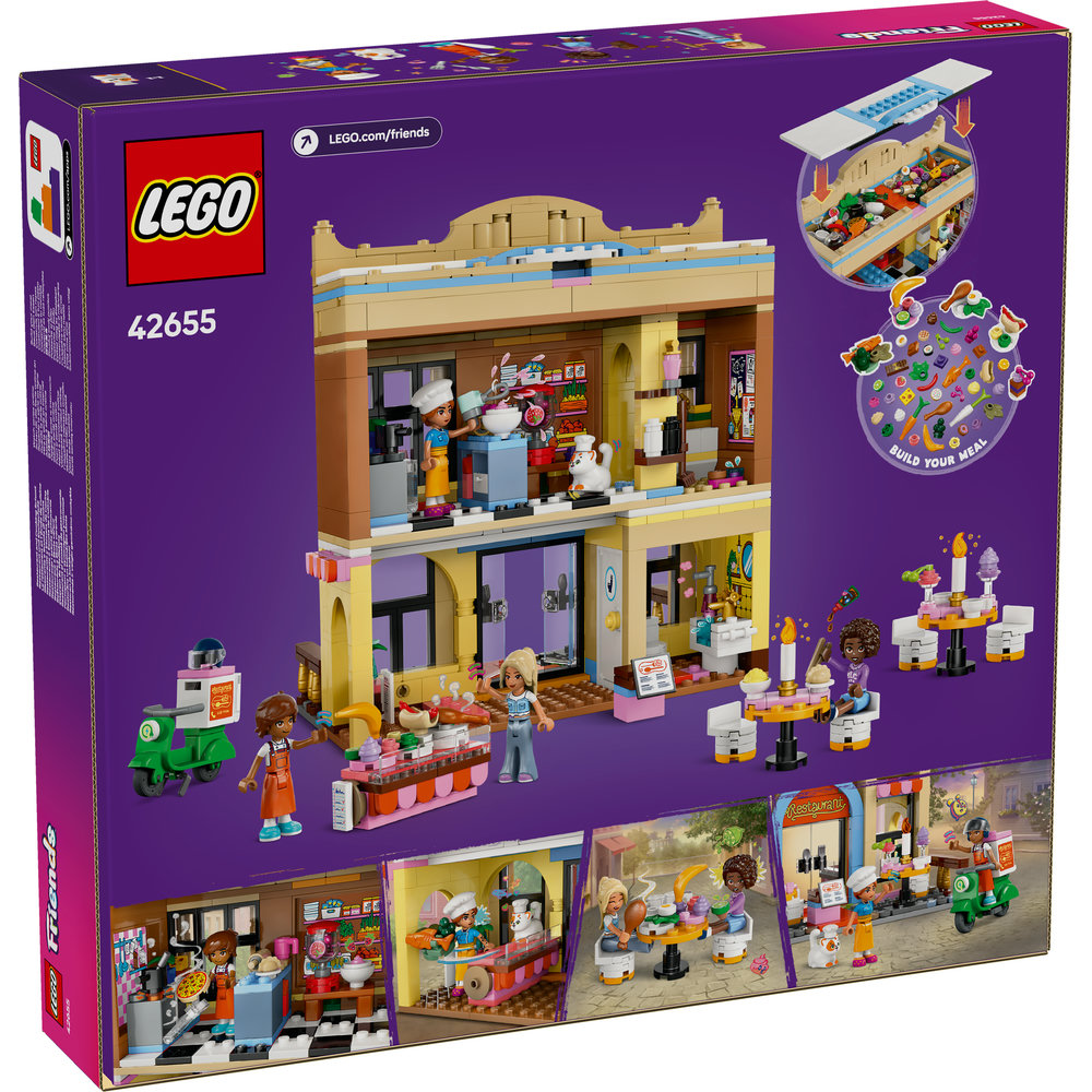 LEGO Friends Restaurant and Cooking School Pretend-Play Role-Play Toy 42655 - Image 9