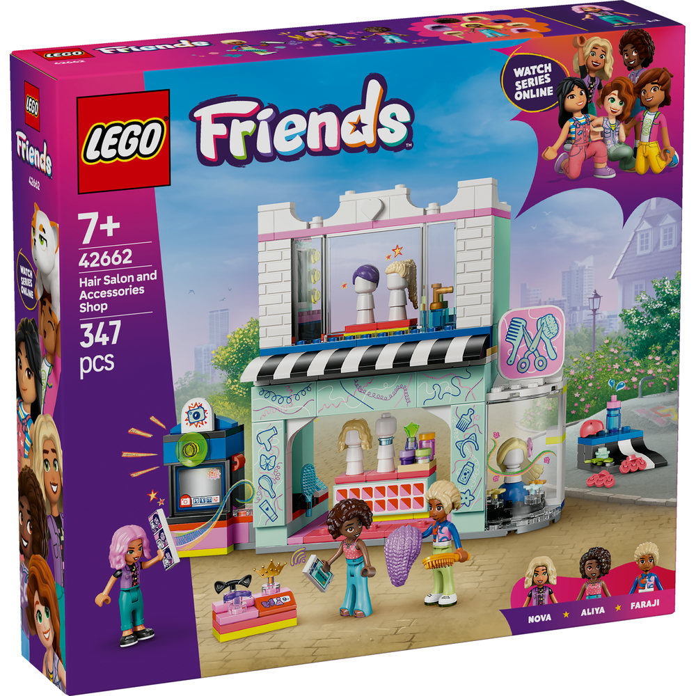 LEGO Friends Hair Salon and Accessories Shop Creative Pretend-Play Toy 42662 - Image 8