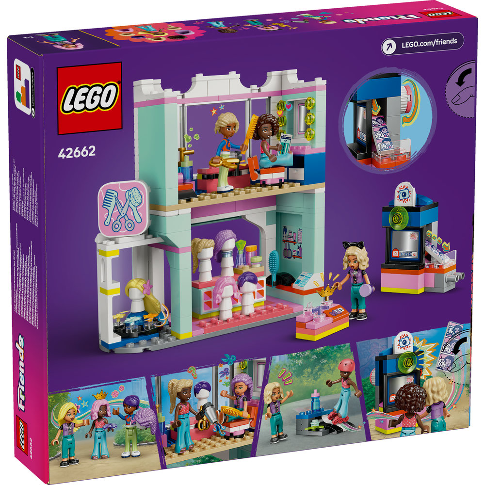 LEGO Friends Hair Salon and Accessories Shop Creative Pretend-Play Toy 42662 - Image 9