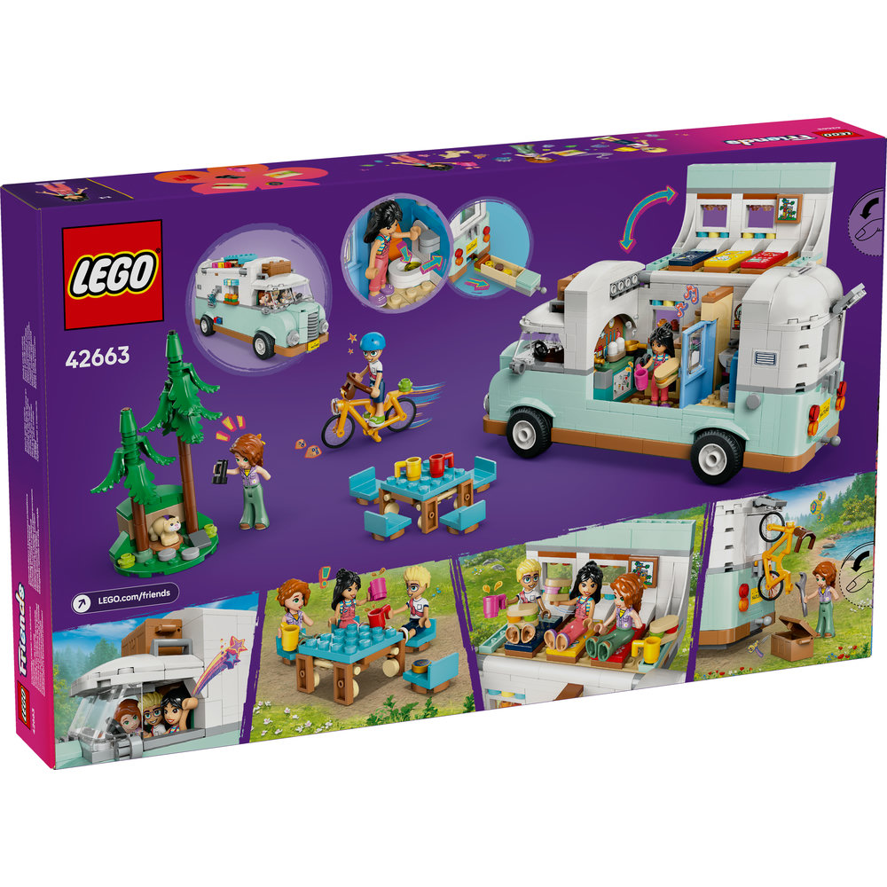 LEGO Friends Friendship Camper Van Adventure Role-Play Building Set 42663 - Image 9