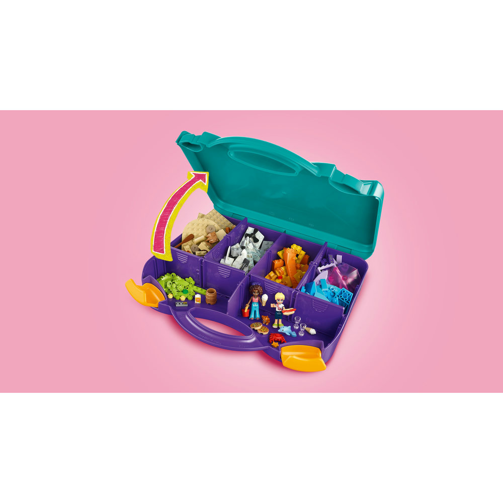LEGO Friends Creative Beach and Travel Suitcase Buildable Toy Set 42672 - Image 4