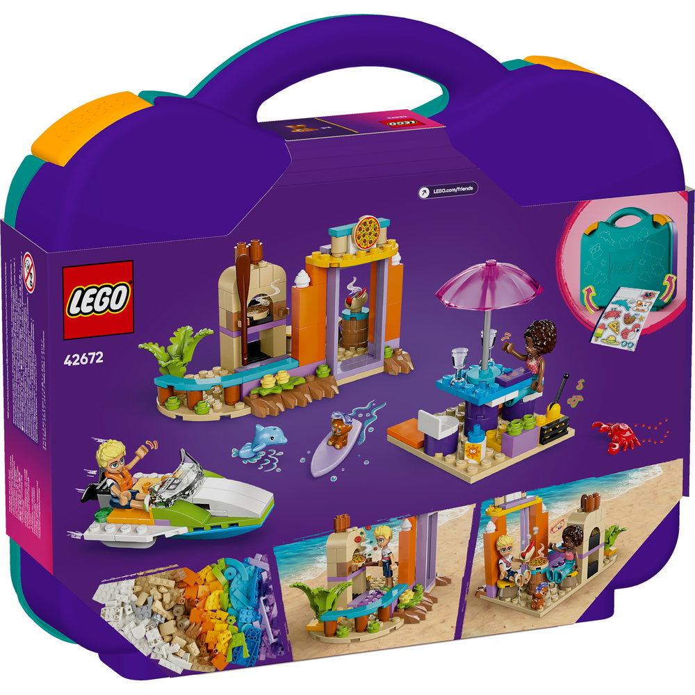 LEGO Friends Creative Beach and Travel Suitcase Buildable Toy Set 42672 - Image 9