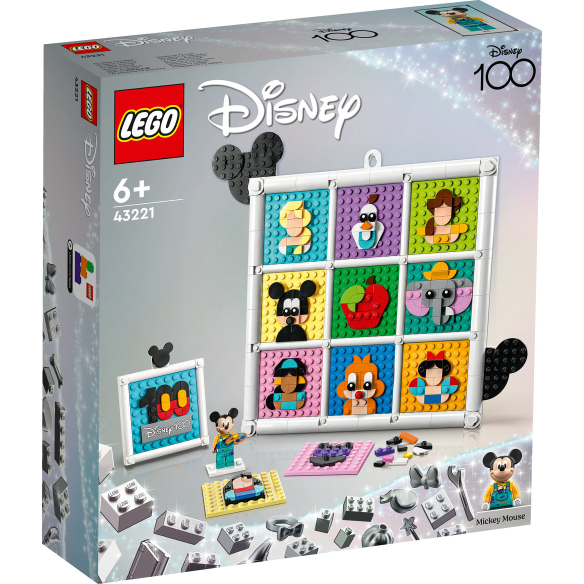 LEGO Disney 100 Years of Disney Animation Icons 43221 Building Toy Set (1,022 Pcs) - Image 6