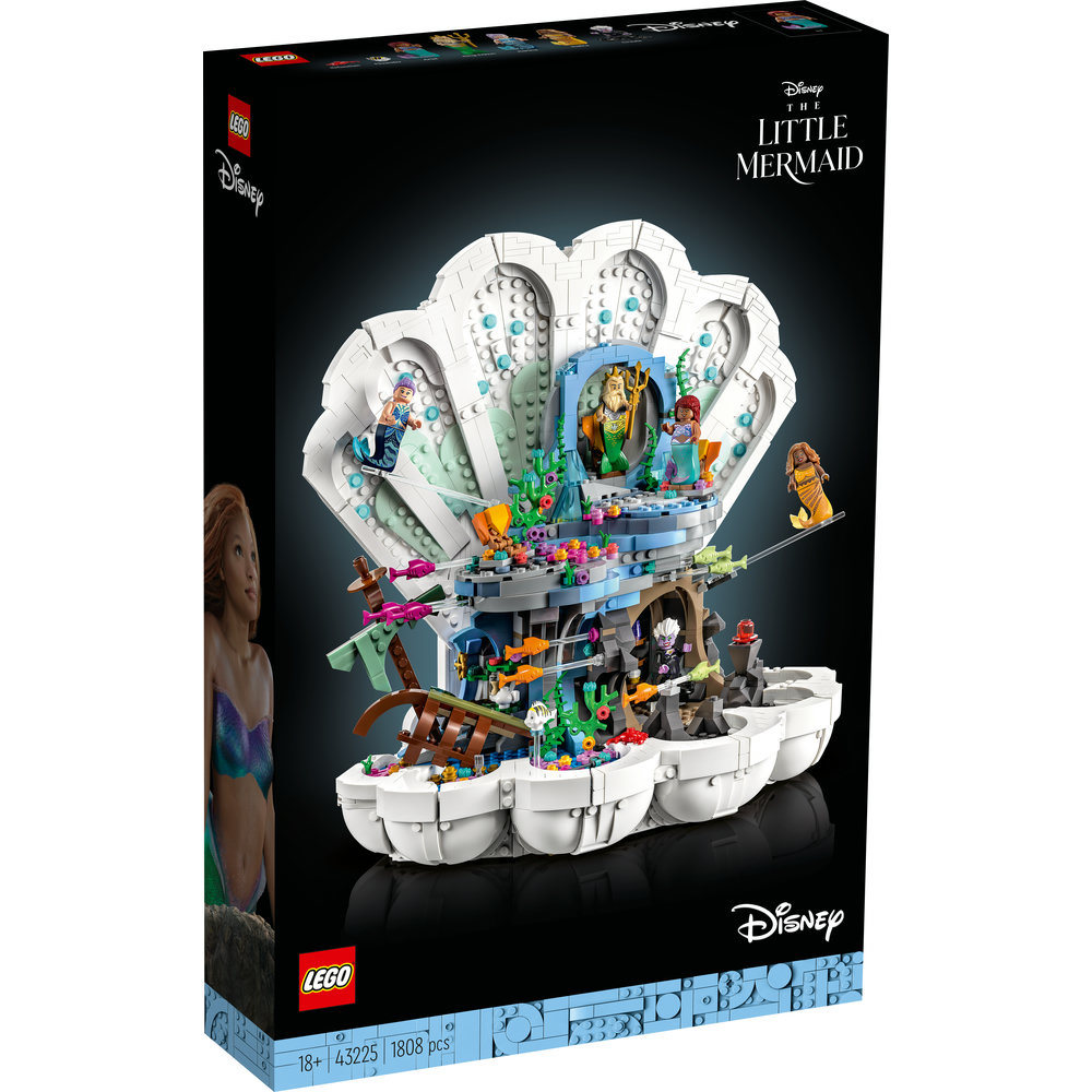 LEGO Disney The Little Mermaid Royal Clam Shell 43225 Building Set (1,808 Pieces) - Image 1