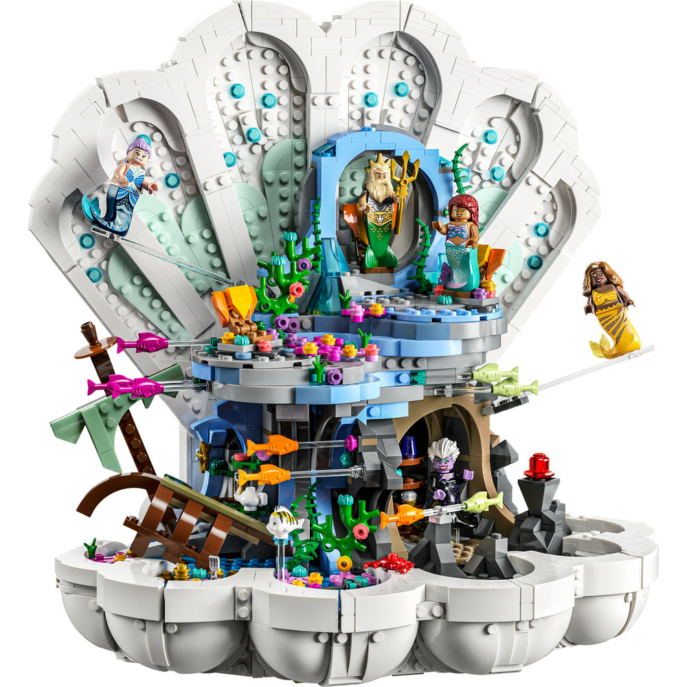 LEGO Disney The Little Mermaid Royal Clam Shell 43225 Building Set (1,808 Pieces) - Image 2