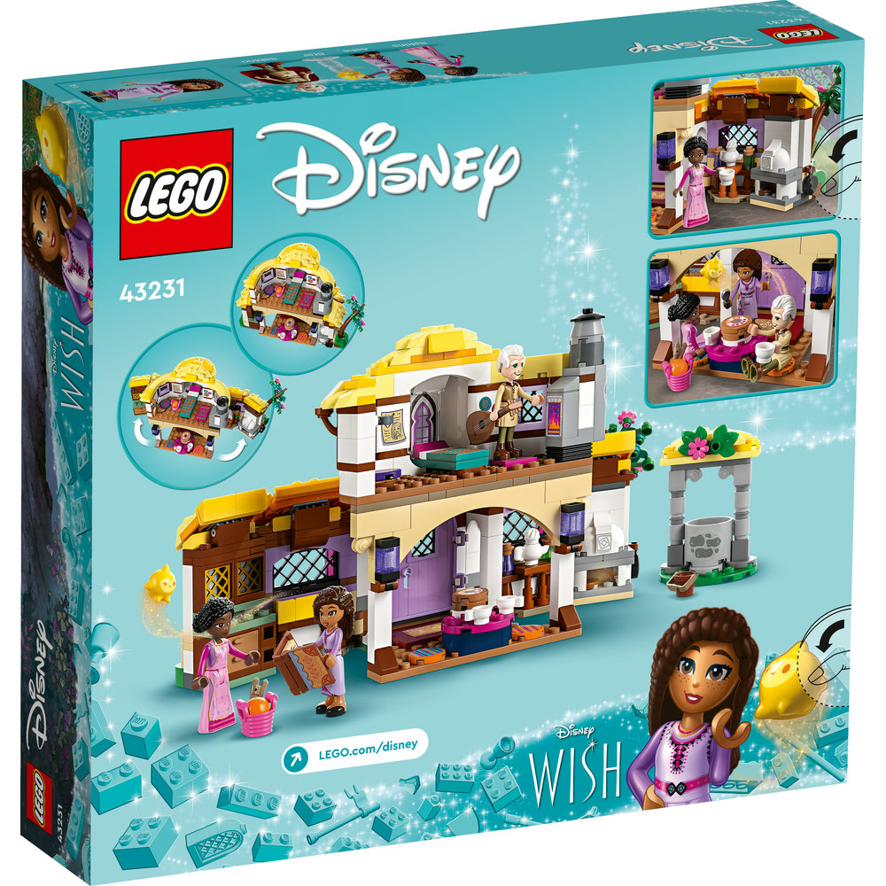 LEGO Disney Asha’s Cottage 43231 Building Toy Set (509 Pieces) - Image 9