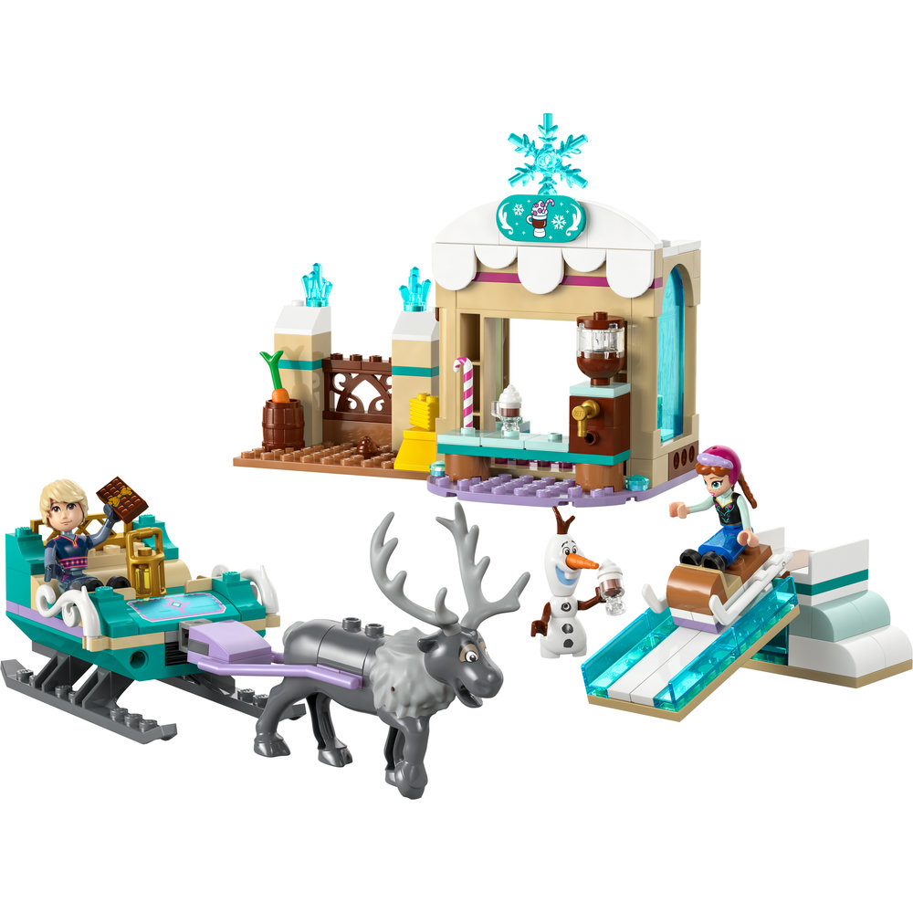LEGO Disney Frozen Anna’s Sleigh Adventure Buildable Model Toy Kit 43256 - Image 2