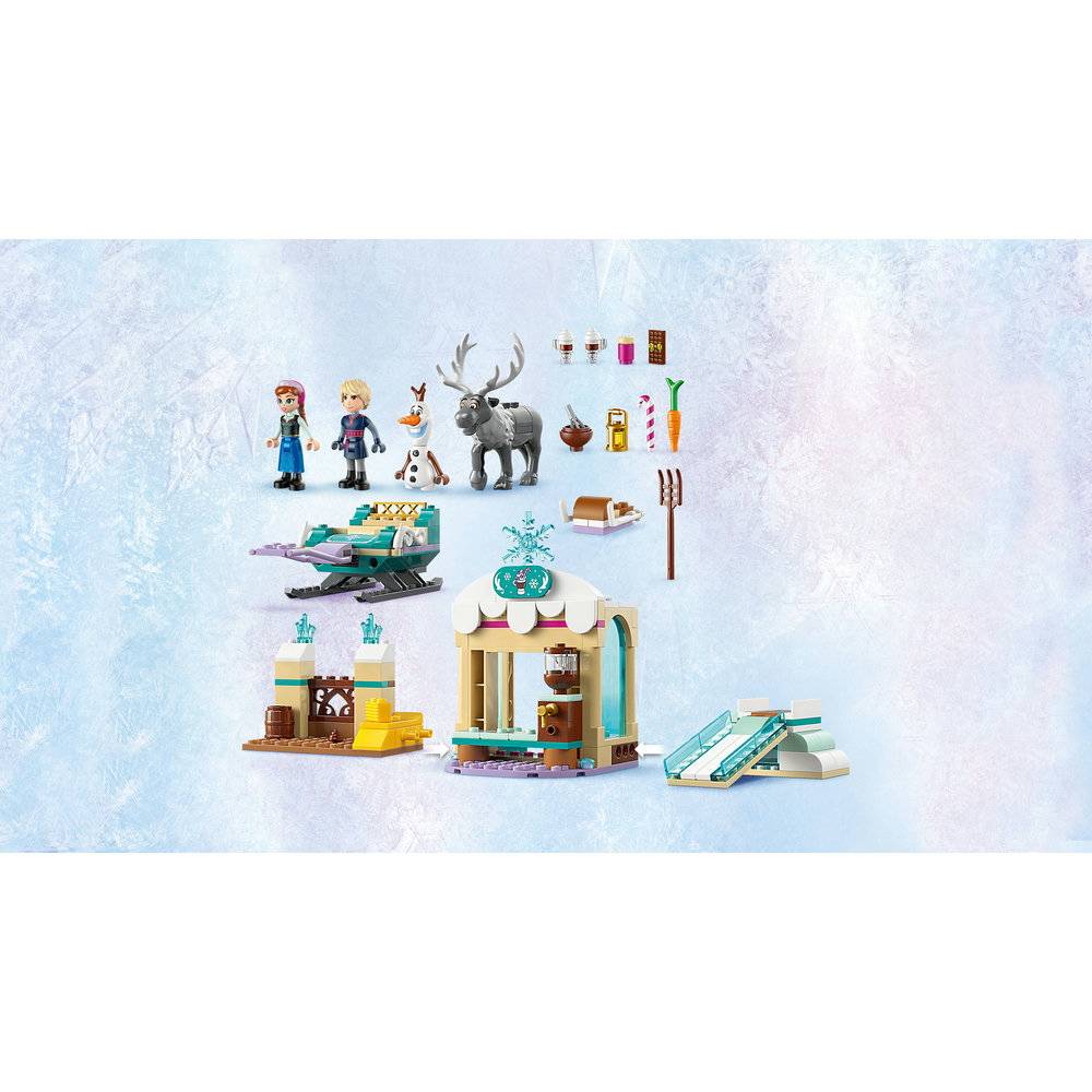 LEGO Disney Frozen Anna’s Sleigh Adventure Buildable Model Toy Kit 43256 - Image 5