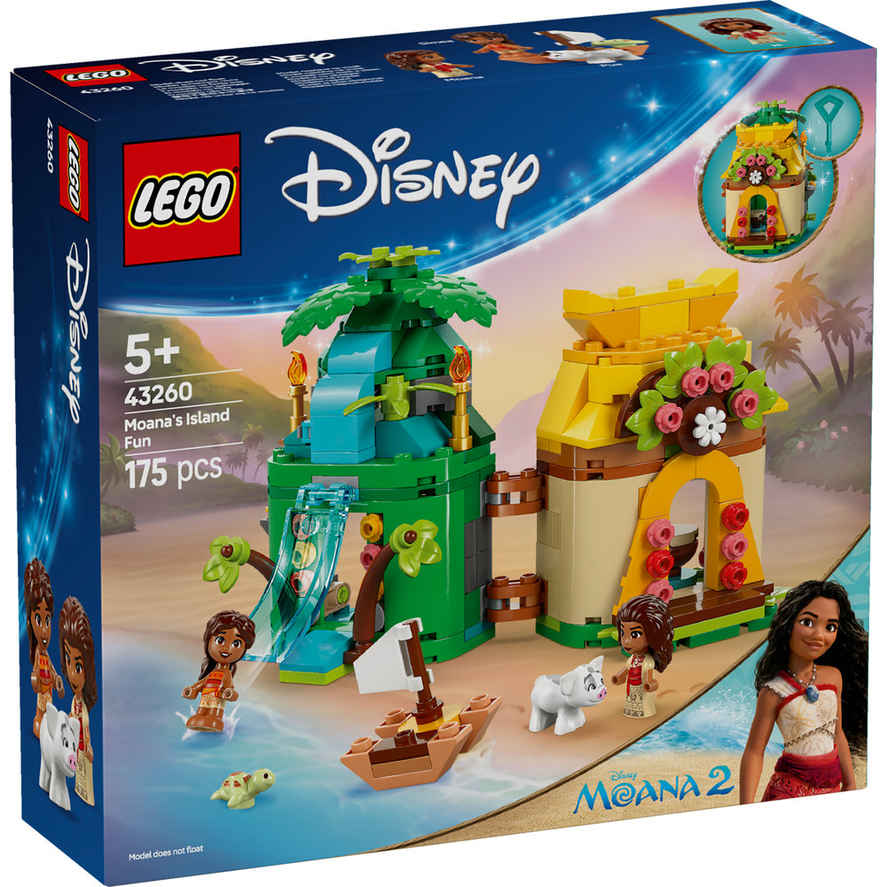 LEGO Disney Moana’s Island Fun Buildable Model Toy and Building Kit 43260 - Image 8