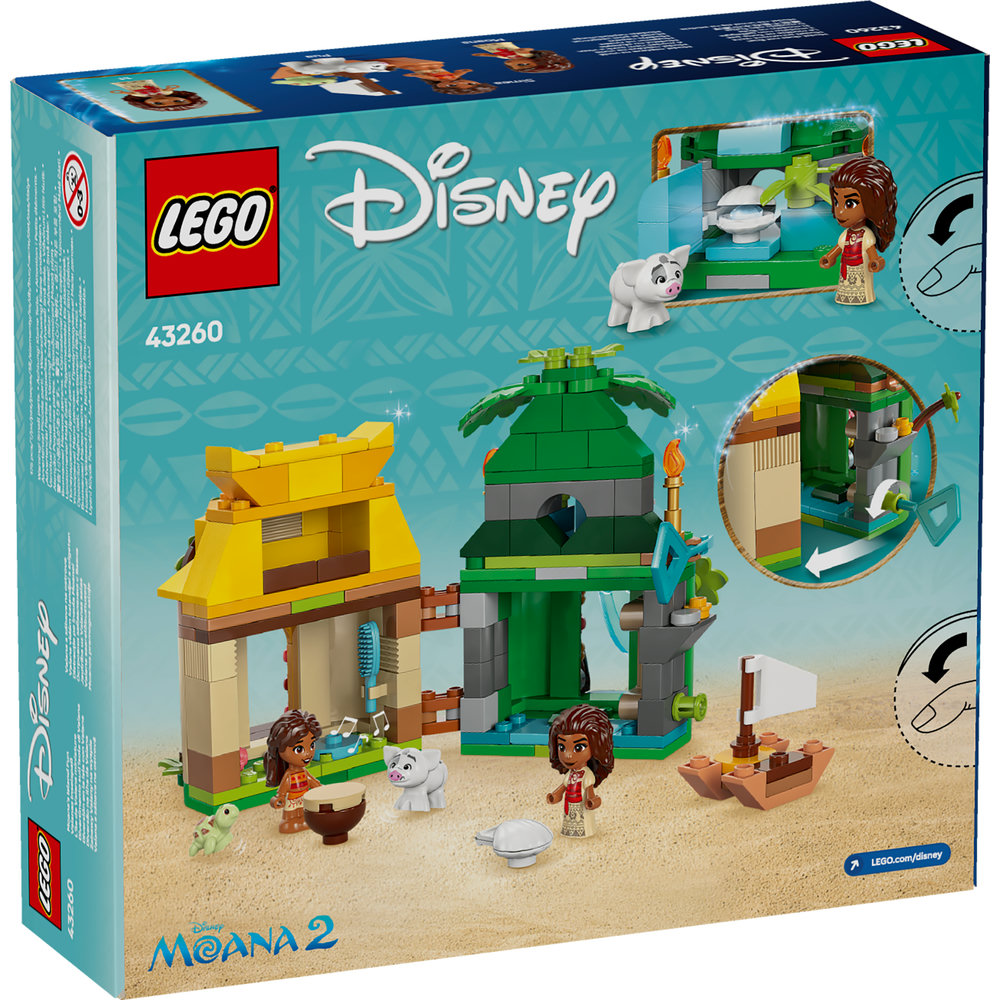 LEGO Disney Moana’s Island Fun Buildable Model Toy and Building Kit 43260 - Image 9