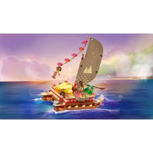 LEGO Disney Moana’s Adventure Canoe Fantasy Toy Model Kit 43270 - Image 3