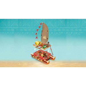 LEGO Disney Moana’s Adventure Canoe Fantasy Toy Model Kit 43270 - Image 4