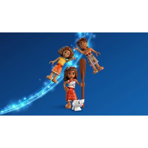 LEGO Disney Moana’s Adventure Canoe Fantasy Toy Model Kit 43270 - Image 5