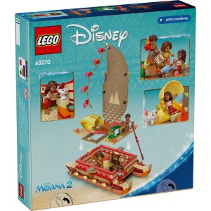 LEGO Disney Moana’s Adventure Canoe Fantasy Toy Model Kit 43270 - Image 9