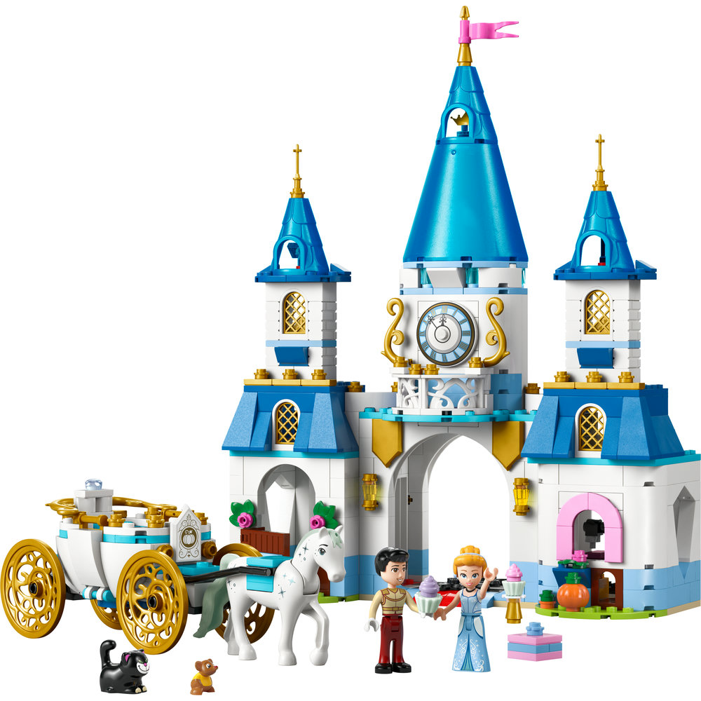 LEGO Disney Princess Cinderella’s Castle & Horse Carriage Building Set 43275 - Image 2