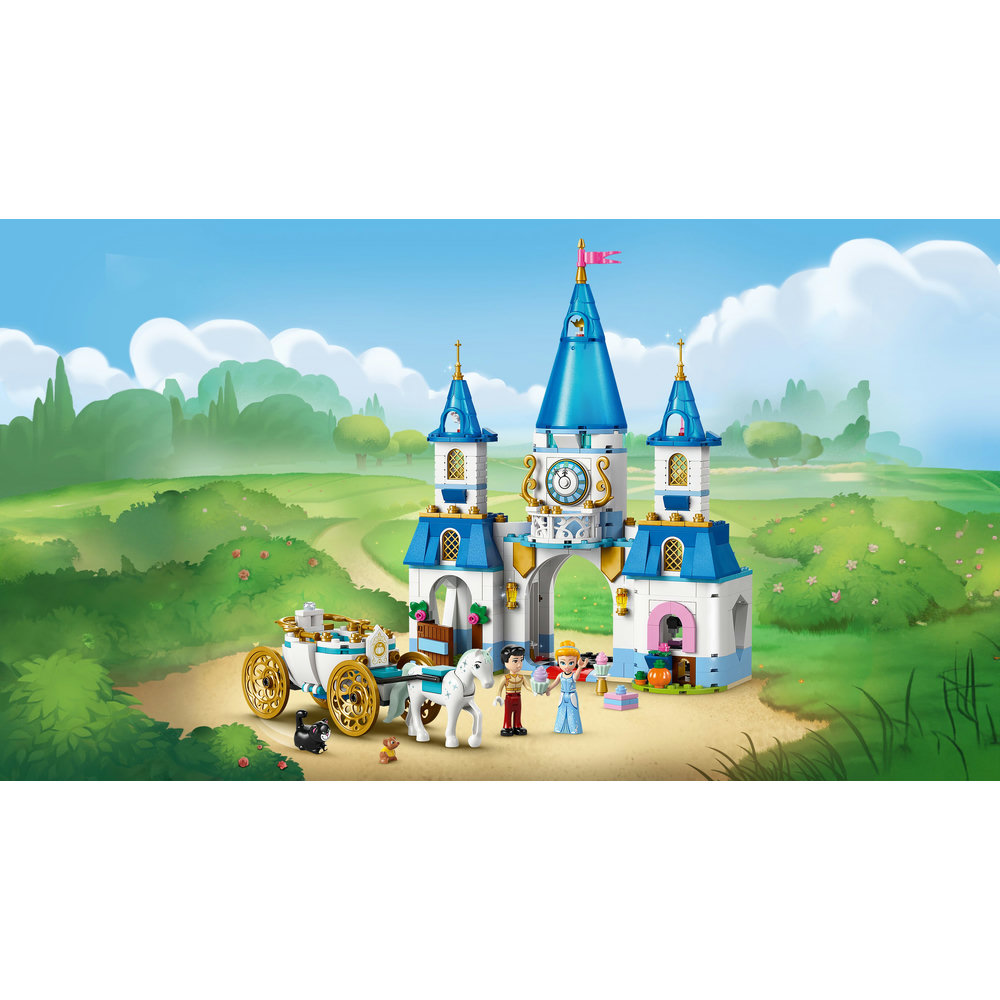 LEGO Disney Princess Cinderella’s Castle & Horse Carriage Building Set 43275 - Image 3