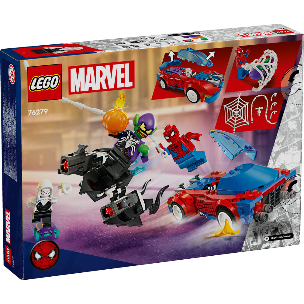 LEGO Marvel Super Heroes Spider-Man Race Car & Venom Green Goblin 76279 - Image 9