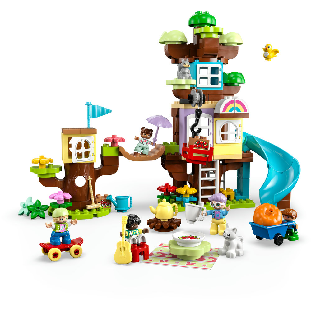 LEGO DUPLO 3in1 Tree House 10993 Building Toy Set (126 Pieces) - Image 7
