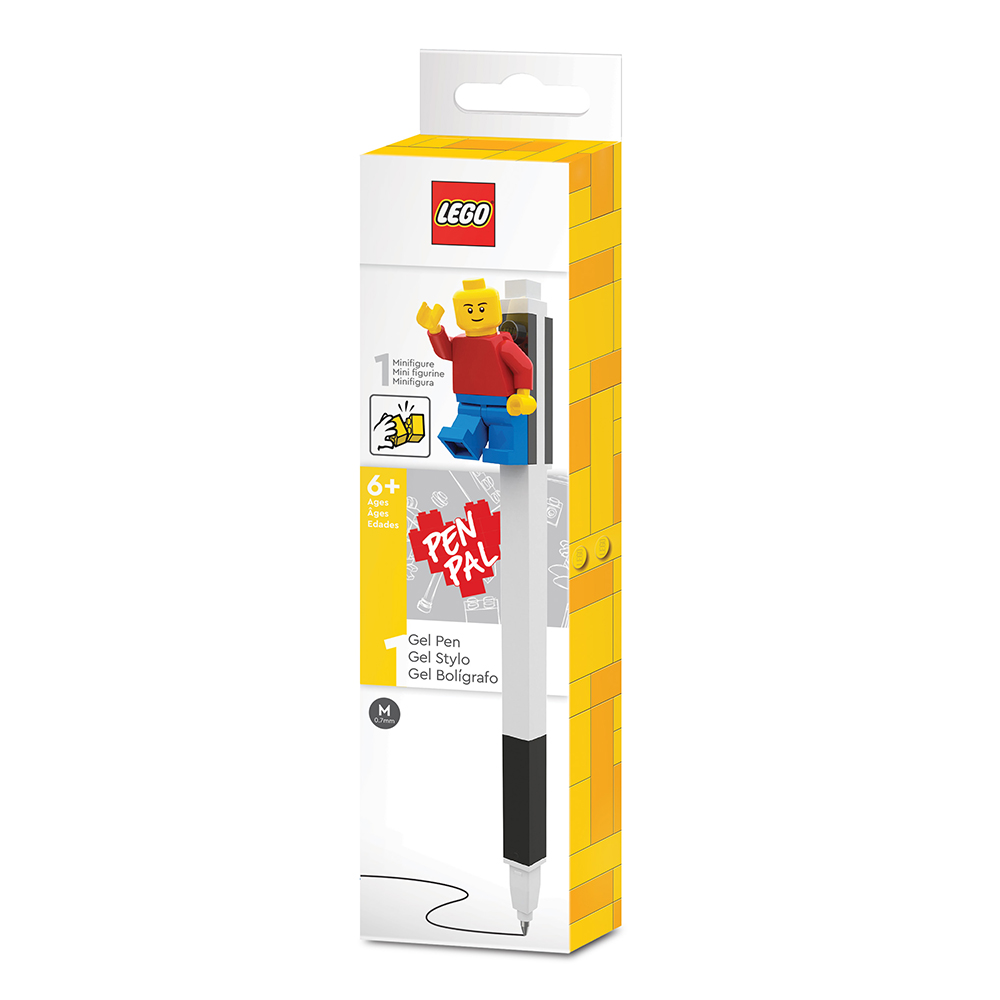 LEGO Iconic Writing Instrument Pen Pal - Gel Pen with Minifigure - Black - 2.0 - Image 3