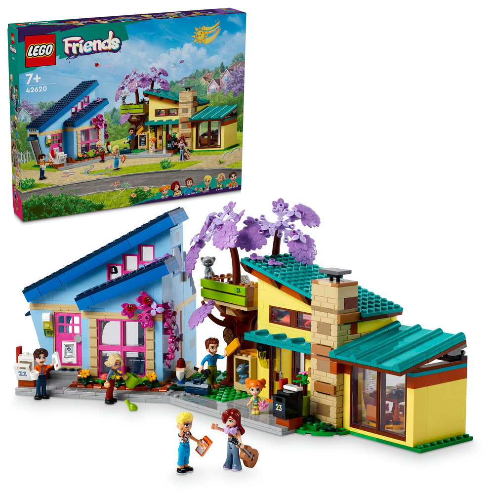 LEGO Friends Olly and Paisley's Family Houses 42620 - Image 1