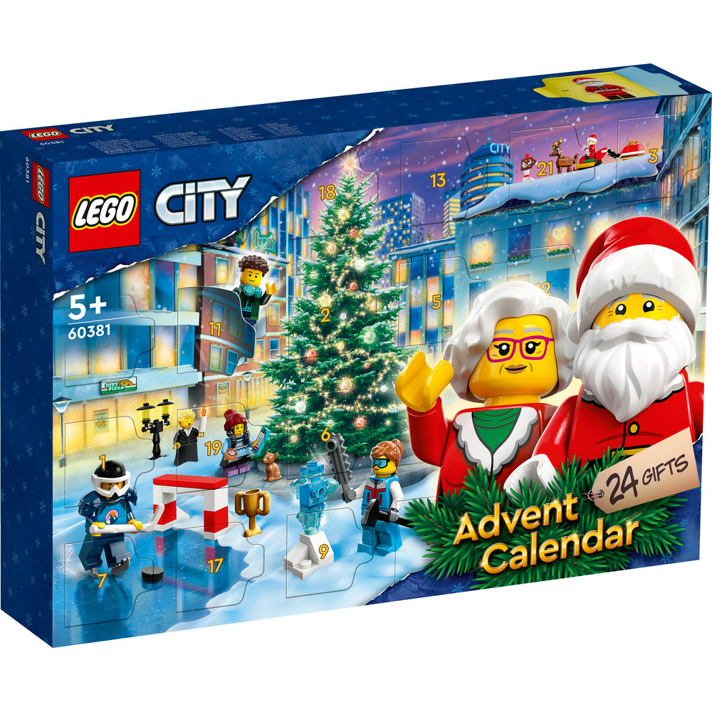 LEGO City Advent Calendar 2023 Building Toy Set 60381 (258 Pieces) - Image 1